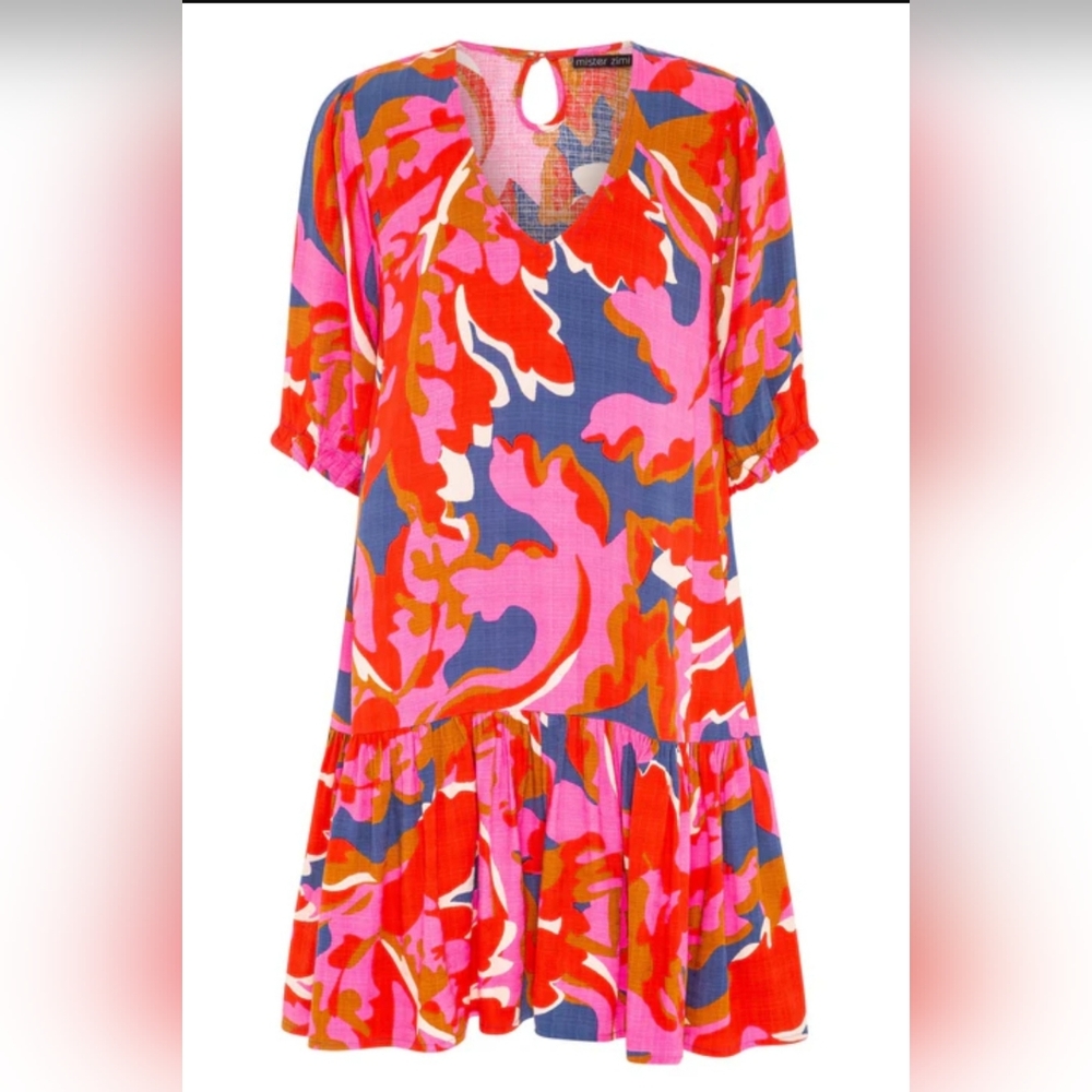 Mister Zimi Mini Dress in Sugar Maple, Size 6 AUS, 2 US